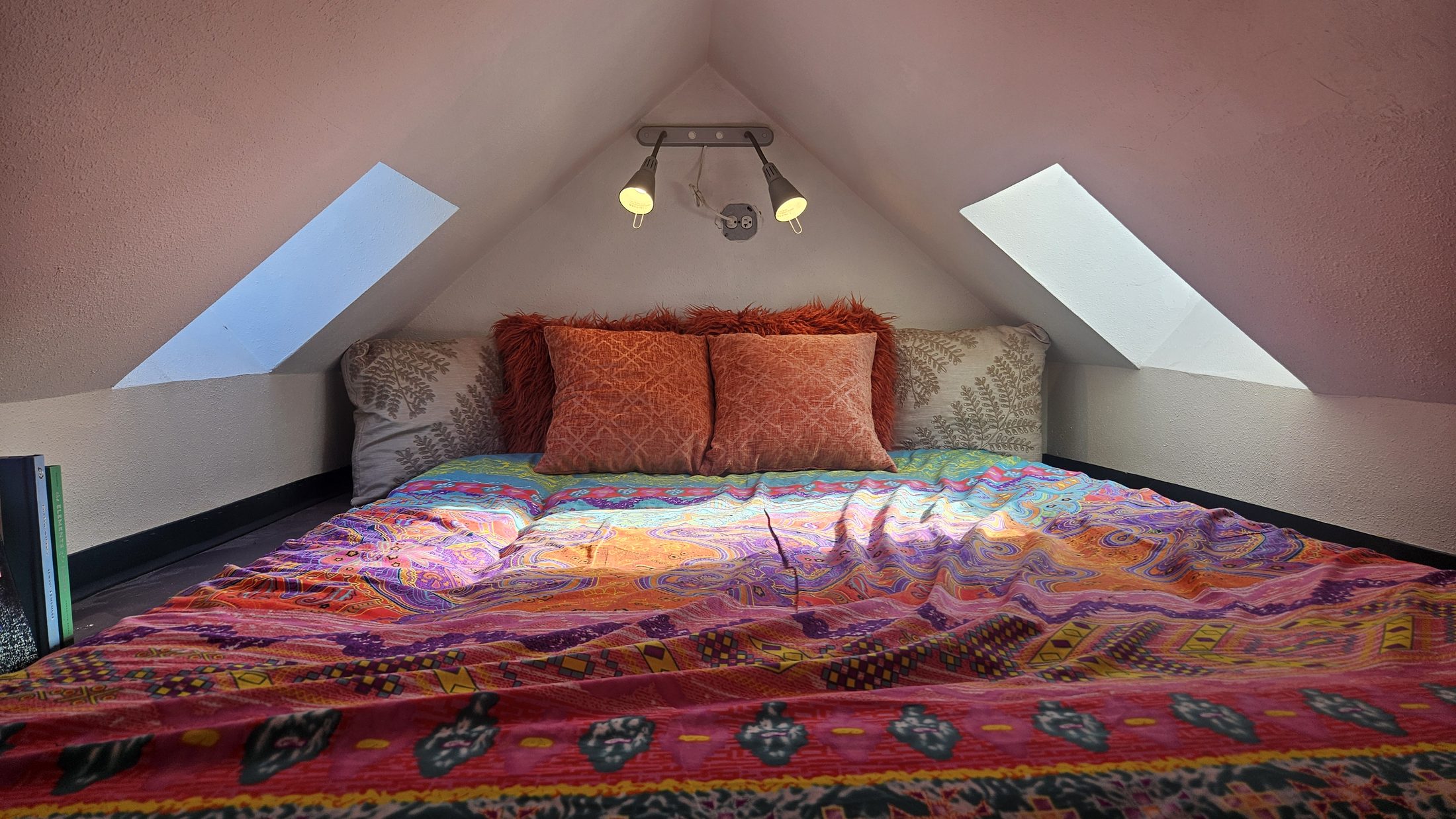 Sunlit interior of the Loft on 47th studio